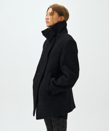 MAIS（マイス）の「HOURGLASS WOOL DOUBLE PEA COAT / CHARCOAL（チェスターコート）」