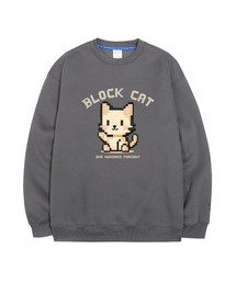 OHP（ワンハンドレッドパーセント）の「OHPxGOODD ブロックキャット 裏起毛 スウェット（スウェット）」