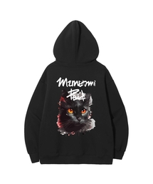 PEID（ペイド）の「PD ブラックキャット オーバーサイズ フードパーカー - ブラック（パーカー）」