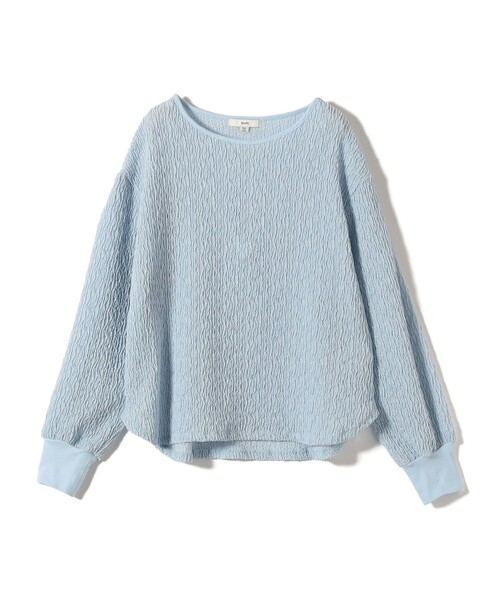 SHIPS(シップス)の「〈手洗い可能〉ランダム ブルーゼ 袖 タック プルオーバー(Tシャツ/カットソー・レディース・ナチュラル/ベージュ/ピンク/ライトブルー・ONE SIZE)」の22枚目の写真