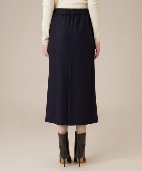 MACKINTOSH LONDON(マッキントッシュ ロンドン)の「ウールスムーススカート(スカート・レディース・ベージュ/ネイビー・38/36)」の9枚目の写真