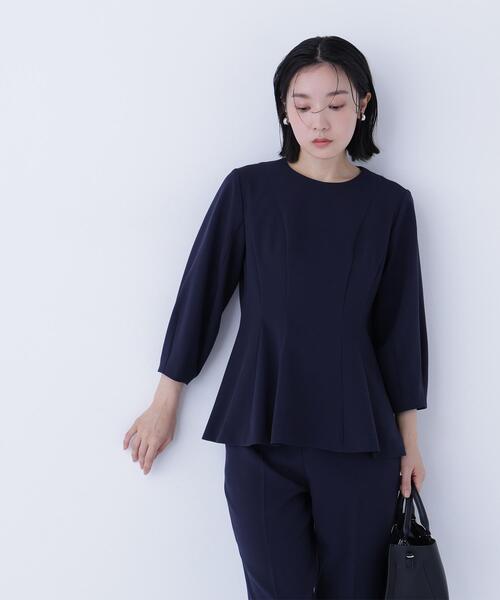 セール】◇フォルムペプラムセットアップ（パンツドレス）｜NATURAL