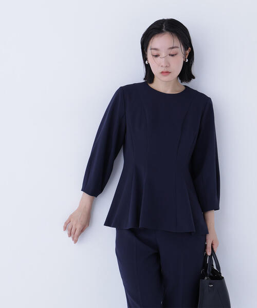 ◇フォルムペプラムセットアップ（パンツドレス）｜NATURAL BEAUTY