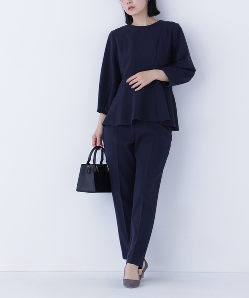 ◇フォルムペプラムセットアップ（パンツドレス）｜NATURAL BEAUTY