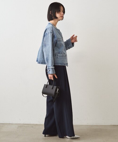 デニムショートジャケット（デニムジャケット）｜LOUNGEDRESS