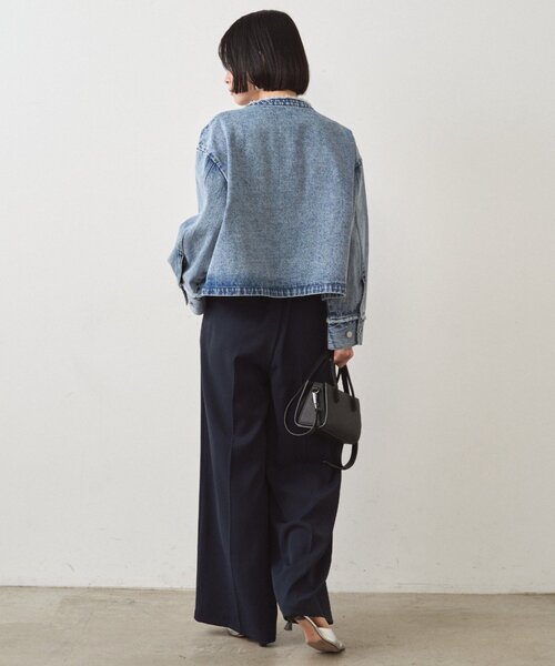 Loungedress(ラウンジドレス) ショートデニムジャケット LOUNGEDRESS（ラウンジドレス）の「ショートデニムジャケット（ノー