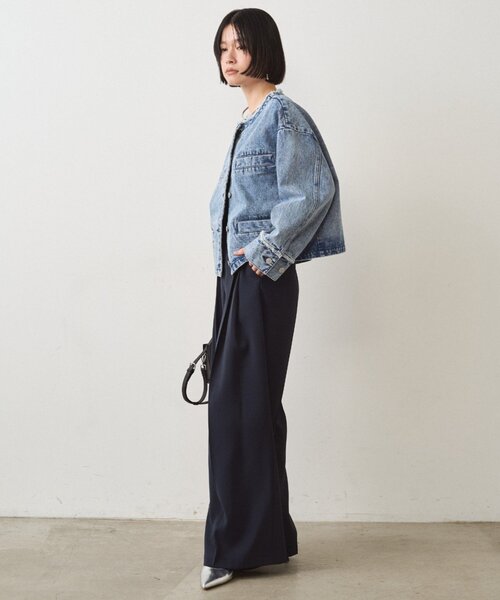 デニムショートジャケット（デニムジャケット）｜LOUNGEDRESS