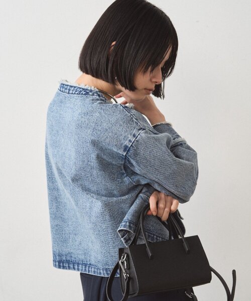 デニムショートジャケット（デニムジャケット）｜LOUNGEDRESS