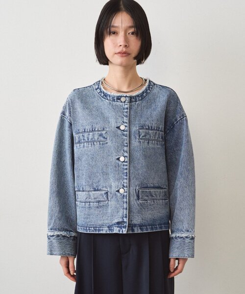 デニムショートジャケット（デニムジャケット）｜LOUNGEDRESS