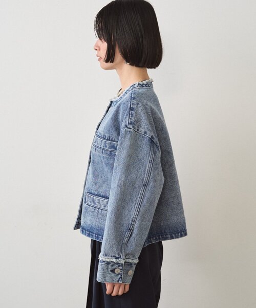 デニムショートジャケット（デニムジャケット）｜LOUNGEDRESS