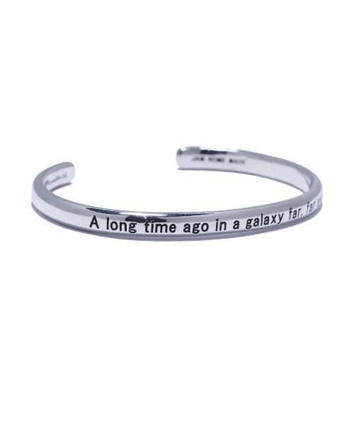 STAR WARS（スターウォーズ）の「STAR WARS/スターウォーズ イントロダクトメッセージ バングル シルバー（バングル/リストバンド・メンズ・シルバー・ONE SIZE）」の3枚目の写真
