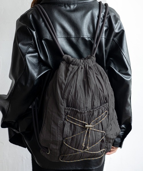 チャコール ぷり子様 FREAK'S STORE/【セットアイテム】ワッフル フレンチスリーブ ビスチェ