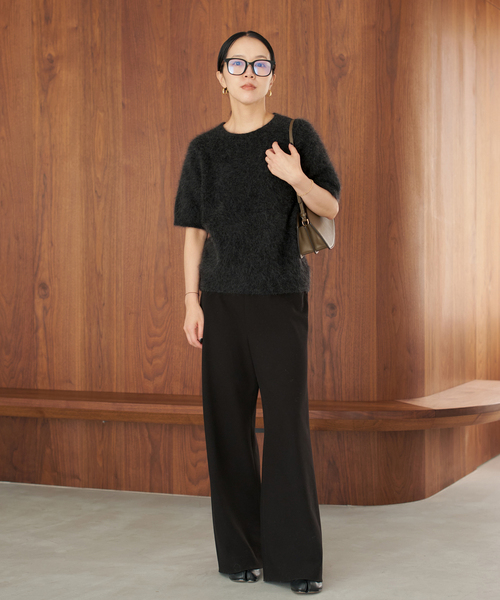 plage（プラージュ）の「《一部カラーWEB限定追加》Bias Relax パンツ 8（その他パンツ・レディース・ホワイト/オートミール/ベージュ/ブラック・34/36/38）」の18枚目の写真