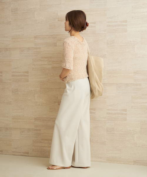 一部カラーWEB限定追加》Bias Relax パンツ 8（その他パンツ）｜Plage