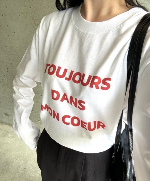 etta(エタ)の「ロゴデザインロンT/長袖Tシャツ(Tシャツ/カットソー・レディース・ホワイト・MEDIUM/LARGE/SMALL/X-LARGE)」の17枚目の写真