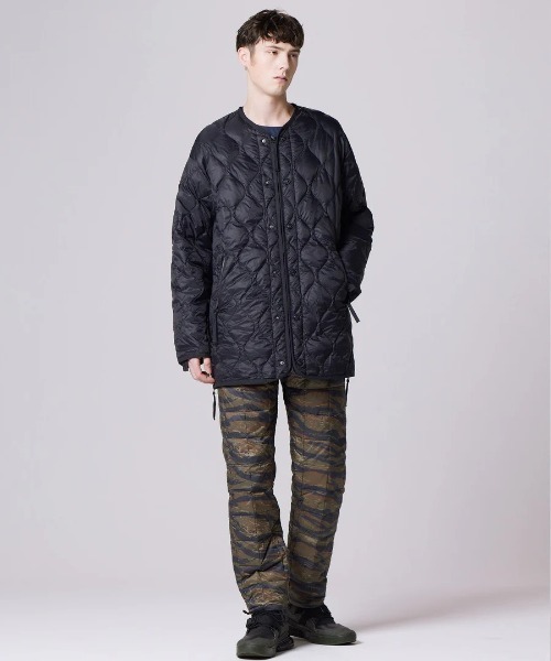 TAION（タイオン）の「【TAION】ミリタリー M65 ライナーWジップ ダウンジャケット-ソフトシェル / MILITARY M65 LINER W-ZIP DOWN JKT（ダウンジャケット/コート・メンズ・ブラック・XL/L/M/S）」の11枚目の写真