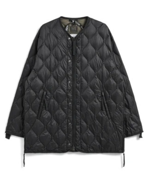 TAION（タイオン）の「【TAION】ミリタリー M65 ライナーWジップ ダウンジャケット-ソフトシェル / MILITARY M65 LINER W-ZIP DOWN JKT（ダウンジャケット/コート・メンズ・ブラック・XL/L/M/S）」の2枚目の写真