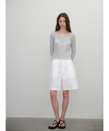BUT'TON（ボッタン）の「Cotton Midi Pants (Ivory)（その他パンツ）」