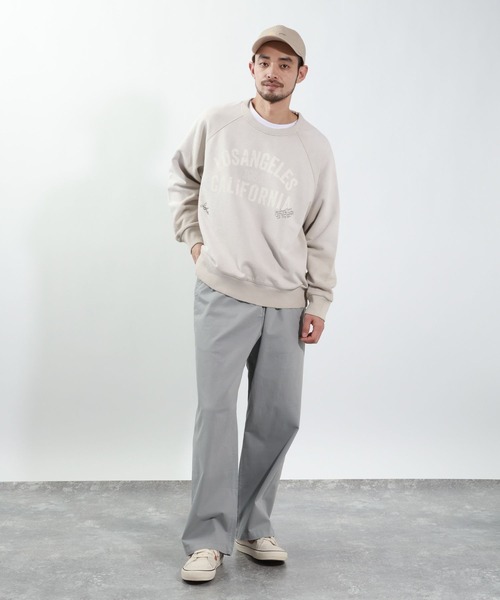 BAYFLOW(ベイフロー)の「ダメージラクガキスウェット(スウェット・メンズ・オレンジ/チャコール/サックスブルー/グレー・MEDIUM/LARGE)」の19枚目の写真