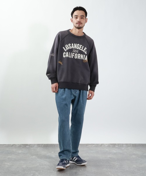 BAYFLOW(ベイフロー)の「ダメージラクガキスウェット(スウェット・メンズ・オレンジ/チャコール/サックスブルー/グレー・MEDIUM/LARGE)」の22枚目の写真