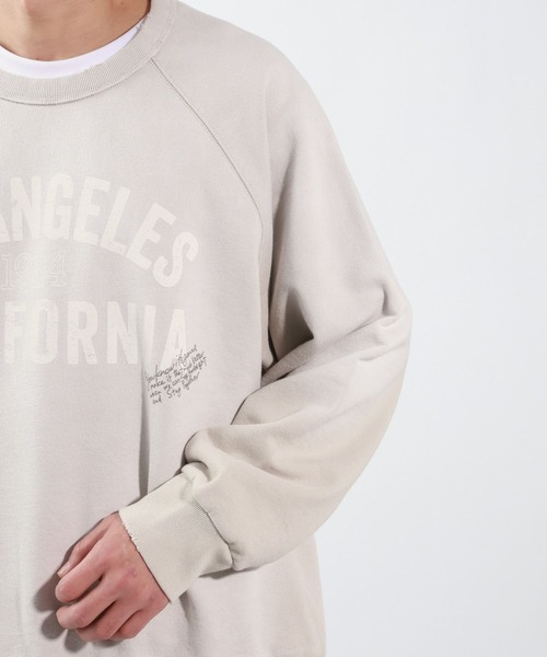 BAYFLOW(ベイフロー)の「ダメージラクガキスウェット(スウェット・メンズ・オレンジ/チャコール/サックスブルー/グレー・MEDIUM/LARGE)」の15枚目の写真