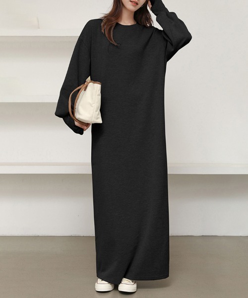 セール】スウェットロングワンピース（ワンピース）｜ONEP STAR