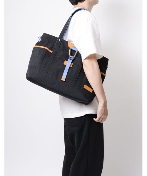 master-piece(マスターピース)の「master-piece / Link 2WAY トートバッグ / No.02354-v2(トートバッグ・メンズ・ネイビー/ブルー系その他/ブラック・FREE)」の13枚目の写真