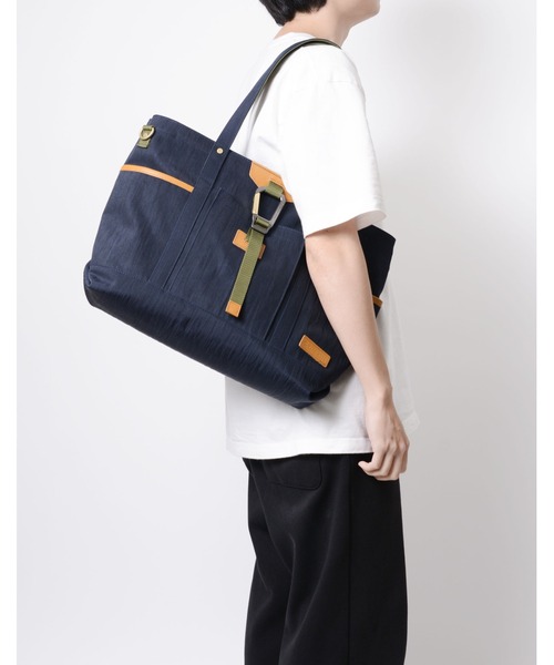 master-piece(マスターピース)の「master-piece / Link 2WAY トートバッグ / No.02354-v2(トートバッグ・メンズ・ネイビー/ブルー系その他/ブラック・FREE)」の19枚目の写真