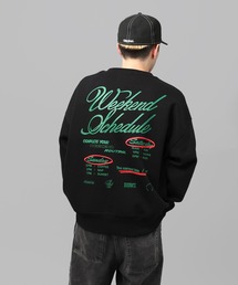 MFC STORE（エムエフシーストア）の「MFC STORE WEEKEND CLUB SCHEDULE BIG SILHOUETTE CREWNECK（スウェット）」
