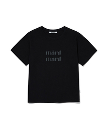 アルマンロゴクロップTシャツ-ブラック