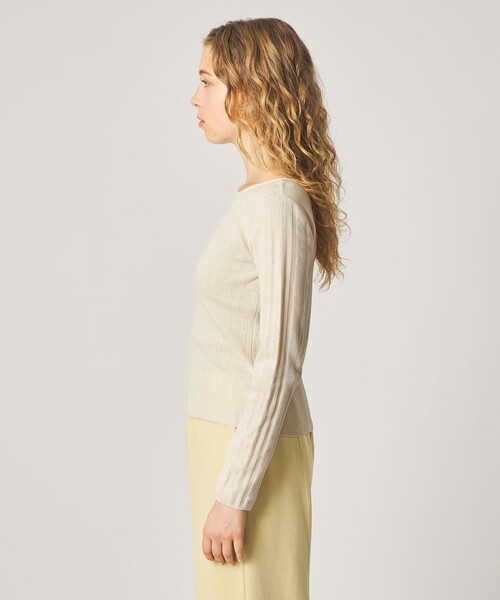 Steven Alan(スティーブンアラン)の「<Steven Alan>アイレット プルオーバー(ニット/セーター・レディース・オフホワイト/ブラック・FREE)」の7枚目の写真