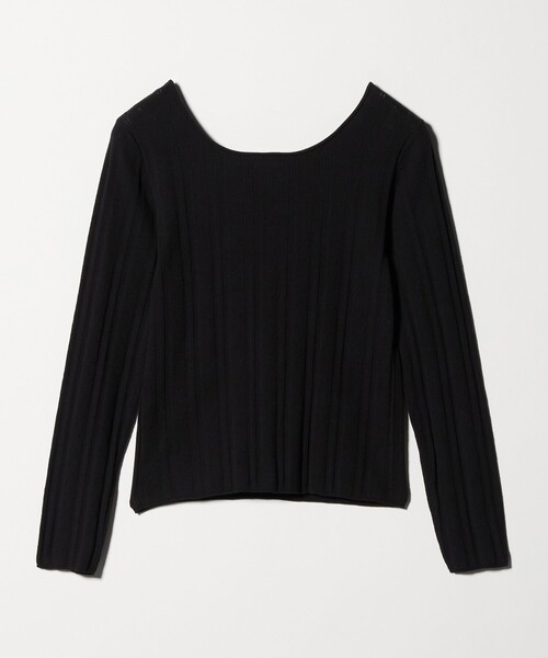 Steven Alan(スティーブンアラン)の「<Steven Alan>アイレット プルオーバー(ニット/セーター・レディース・オフホワイト/ブラック・FREE)」の9枚目の写真