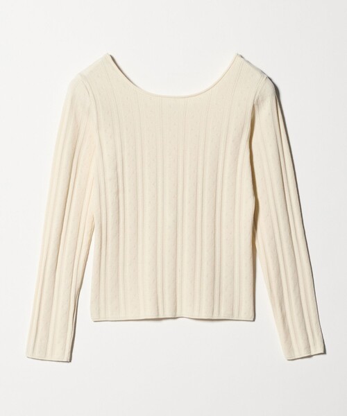 Steven Alan(スティーブンアラン)の「<Steven Alan>アイレット プルオーバー(ニット/セーター・レディース・オフホワイト/ブラック・FREE)」の13枚目の写真