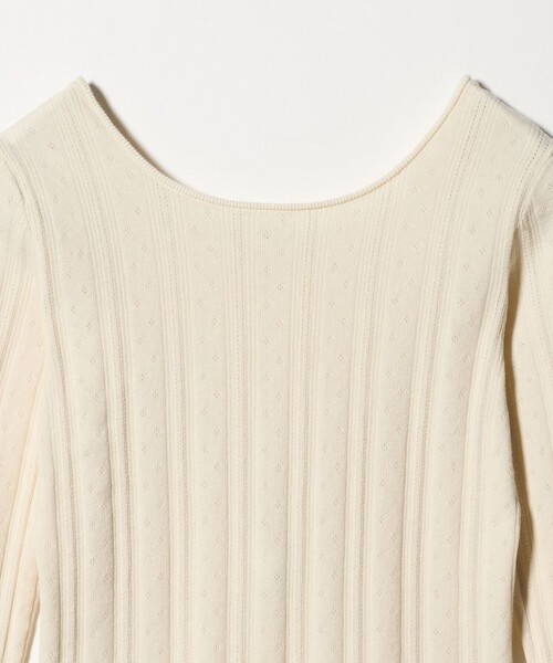 Steven Alan(スティーブンアラン)の「<Steven Alan>アイレット プルオーバー(ニット/セーター・レディース・オフホワイト/ブラック・FREE)」の15枚目の写真
