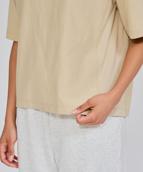 Champion(チャンピオン)の「【Champion/チャンピオン】レディース リバースウィーブ(R) ショートスリーブTシャツ(Tシャツ/カットソー・レディース・ブルー系その他3/ベージュ系その他3/ホワイト/ネイビー・LARGE/MEDIUM)」の7枚目の写真
