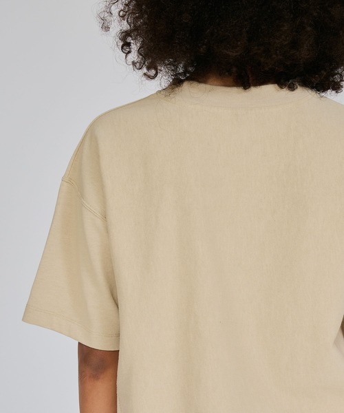 Champion(チャンピオン)の「【Champion/チャンピオン】レディース リバースウィーブ(R) ショートスリーブTシャツ(Tシャツ/カットソー・レディース・ブルー系その他3/ベージュ系その他3/ホワイト/ネイビー・LARGE/MEDIUM)」の9枚目の写真