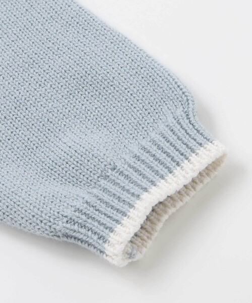 SLAP SLIP BABY（スラップスリップベビー）の「恐竜アニマルのりもの刺しゅう配色ニットカーディガンベビー(70~80cm)（その他ベビーウェア・キッズ・オフホワイト/ブルー・FREE）」の16枚目の写真