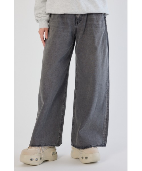 RODEO CROWNS WIDE BOWL（ロデオクラウンズワイドボウル）の「ビッグリボンデニムパンツ（デニムパンツ・レディース・ブラック/ワンウォッシュ/ブルー・MEDIUM/SMALL）」の12枚目の写真