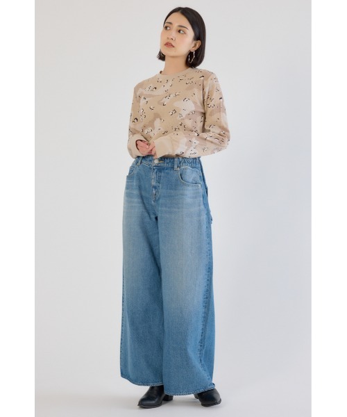 RODEO CROWNS WIDE BOWL（ロデオクラウンズワイドボウル）の「ビッグリボンデニムパンツ（デニムパンツ・レディース・ブラック/ワンウォッシュ/ブルー・MEDIUM/SMALL）」の18枚目の写真