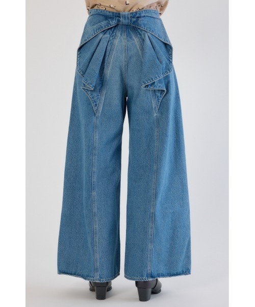 RODEO CROWNS WIDE BOWL（ロデオクラウンズワイドボウル）の「ビッグリボンデニムパンツ（デニムパンツ・レディース・ブラック/ワンウォッシュ/ブルー・MEDIUM/SMALL）」の22枚目の写真