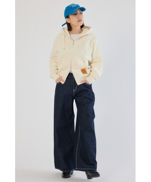 RODEO CROWNS WIDE BOWL（ロデオクラウンズワイドボウル）の「ビッグリボンデニムパンツ（デニムパンツ・レディース・ブラック/ワンウォッシュ/ブルー・MEDIUM/SMALL）」の8枚目の写真