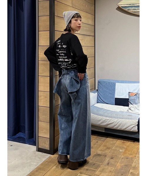 ビッグリボンデニムパンツ（デニムパンツ）｜RODEO CROWNS WIDE BOWL