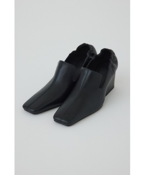 RIM.ARK（リムアーク）の「【PRE ORDER】Leather square toe heel（パンプス・レディース・ブラック/ベージュ・38/37/36/39）」の6枚目の写真