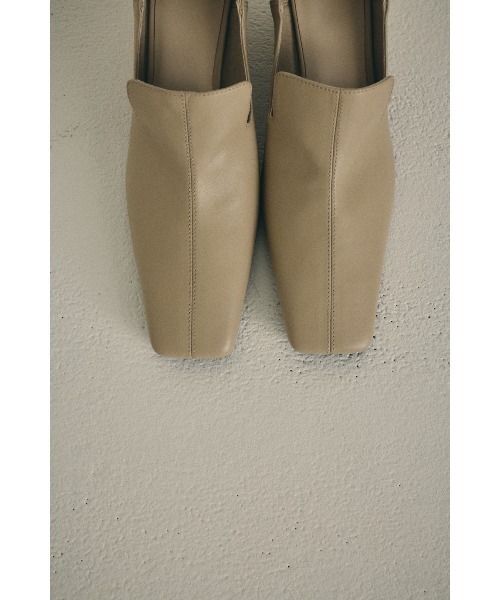 RIM.ARK（リムアーク）の「【PRE ORDER】Leather square toe heel（パンプス・レディース・ブラック/ベージュ・38/37/36/39）」の21枚目の写真