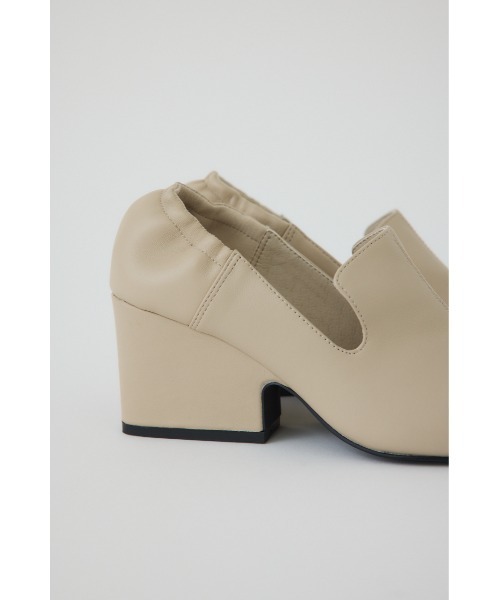 RIM.ARK（リムアーク）の「【PRE ORDER】Leather square toe heel（パンプス・レディース・ブラック/ベージュ・38/37/36/39）」の15枚目の写真