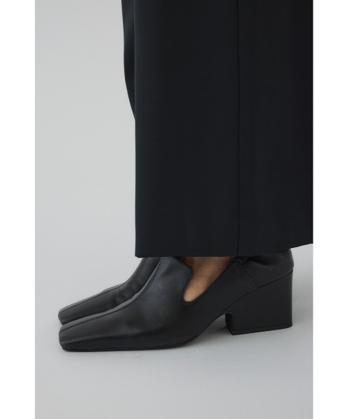 RIM.ARK（リムアーク）の「Leather square toe heel レザースクエアトゥヒール（パンプス・レディース・ブラック/ベージュ・38/37/36/39）」の22枚目の写真