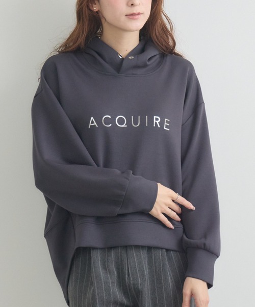KATHARINE ROSS（キャサリンロス）の「【KATHARINE ROSS】シンプルロゴコクーンパーカー（パーカー・レディース・アイボリー/グレー/ネイビー/パープル・FREE）」の4枚目の写真