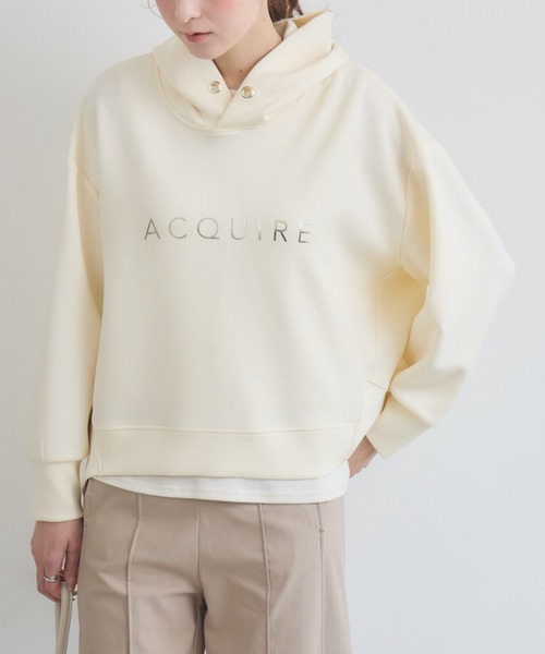 KATHARINE ROSS（キャサリンロス）の「【KATHARINE ROSS】シンプルロゴコクーンパーカー（パーカー・レディース・アイボリー/グレー/ネイビー/パープル・FREE）」の2枚目の写真