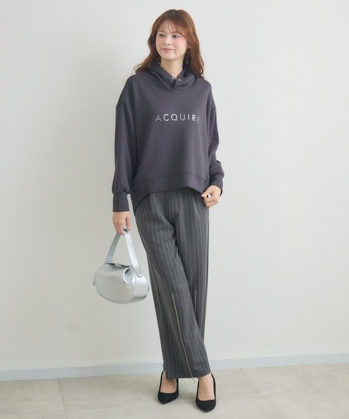 KATHARINE ROSS（キャサリンロス）の「【KATHARINE ROSS】シンプルロゴコクーンパーカー（パーカー・レディース・アイボリー/グレー/ネイビー/パープル・FREE）」の19枚目の写真