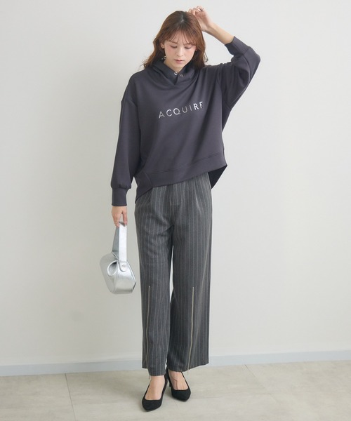 KATHARINE ROSS（キャサリンロス）の「【KATHARINE ROSS】シンプルロゴコクーンパーカー（パーカー・レディース・アイボリー/グレー/ネイビー/パープル・FREE）」の20枚目の写真